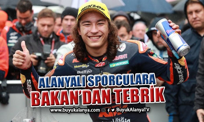 Bakan Kasapoğlu’ndan Alanyalı motosikletçilere tebrik