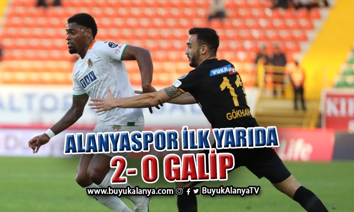 Alanyaspor- Kayserispor maçının ilk yarısında 2-0 galip I Maç devam ediyor