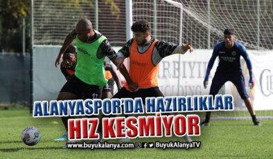 Alanyaspor’dan Fenerbahçe maçının ardından sıkı hazırlık