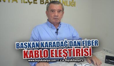 Başkan Karadağ Alanya Belediyesi’nden taleplerini sıraladı