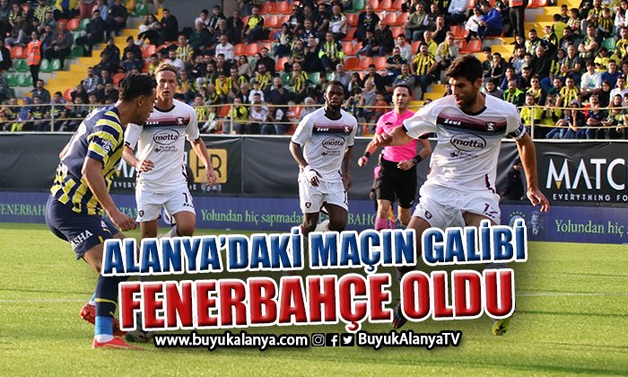 Fenerbahçe Alanya’dan 3-0’lık galibiyetle ayrıldı
