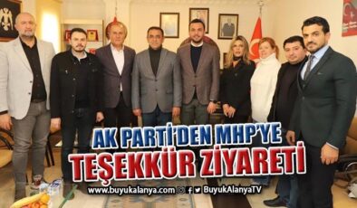 AK Parti Alanya’dan MHP’ye miting teşekkürü