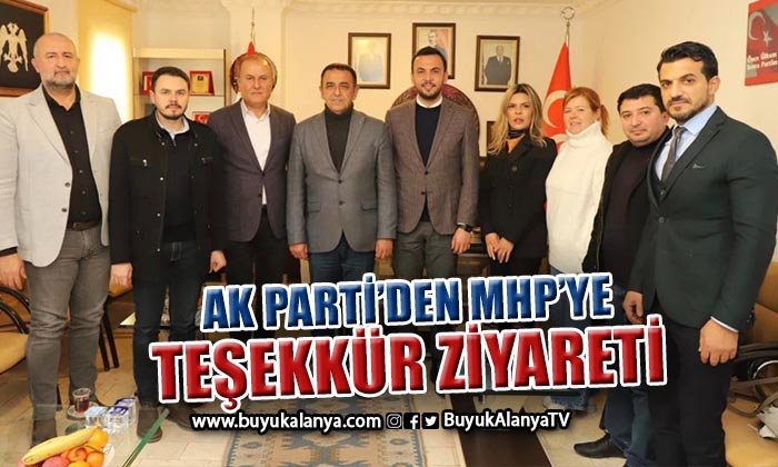 AK Parti Alanya’dan MHP’ye miting teşekkürü