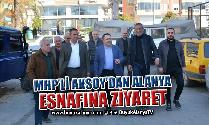MHP’li isim Alanya’da partisinin politikalarını anlattı