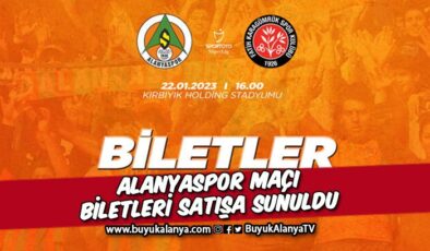 Alanyaspor – Fatih Karagümrük maçı biletleri satışa sunuldu