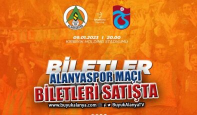 Alanyaspor Trabzonspor maçı biletleri satışa sunuldu