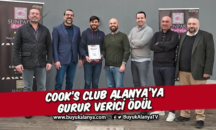 Cook’s Club Alanya’ya gurur verici ödül