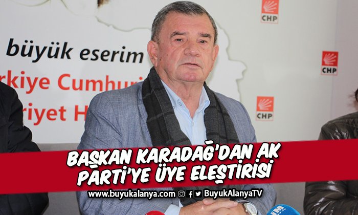 Başkan Karadağ: “Kötü haber vermek istemem ama bir gider yüz geliriz”