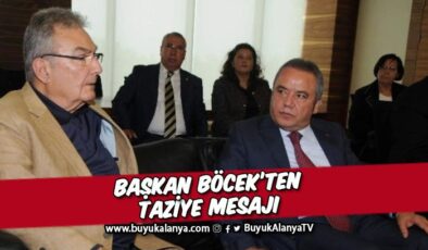 Muhittin Böcek: “Türkiye önemli bir siyaset adamına veda etti”