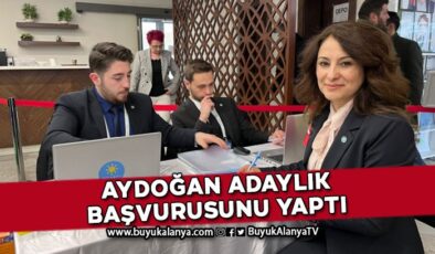 İYİ Parti Milletvekili Aday Adayı Meryem Aydoğan başvurusunu yaptı