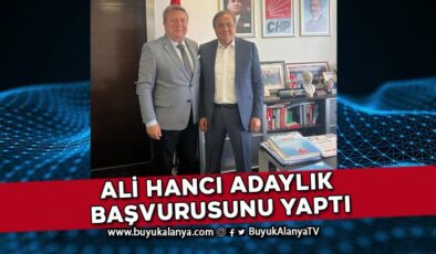 Hancı 28. Dönem Antalya Milletvekilliği için başvurusunu yaptı