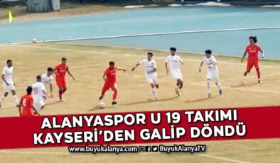 Alanyaspor U19 Takımı’ndan sevindiren galibiyet