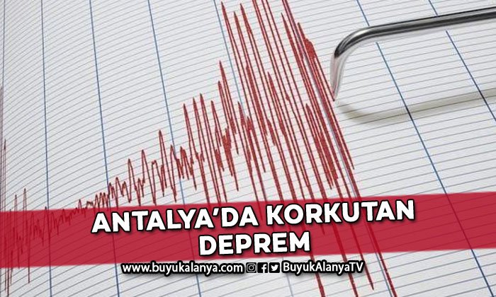 Antalya’da deprem paniği