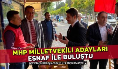 MHP Milletvekili adaylarından Mahmutlar’a ziyaret