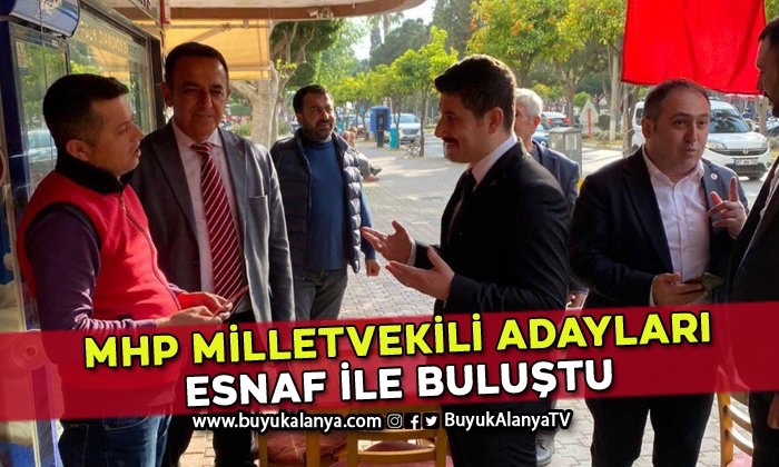 MHP Milletvekili adaylarından Mahmutlar’a ziyaret