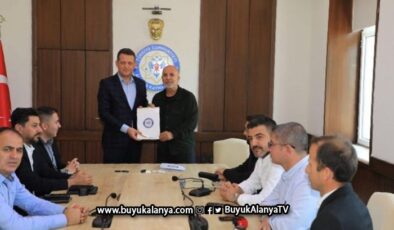 Alanya Kaymakamlığı ile Alanyaspor Kulübü Protokol imzaladı