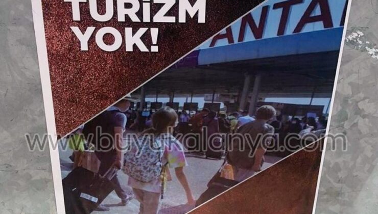 Alanya CHP’den afiş tepkisi