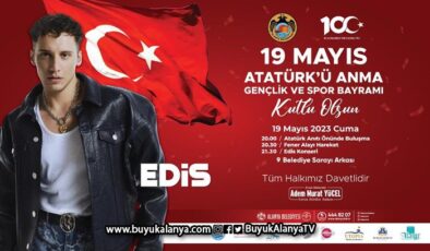 Alanya’da 19 Mayıs coşkusu Edis Konseri ile yaşanacak