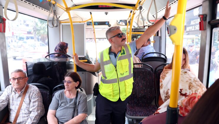 Büyükşehirden halk otobüslerinde klima denetimi