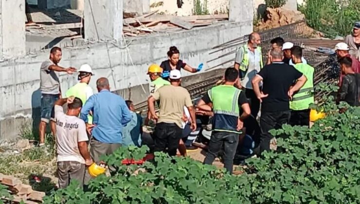 Alanya’da inşaat kazası: 6’ncı kattan düştü