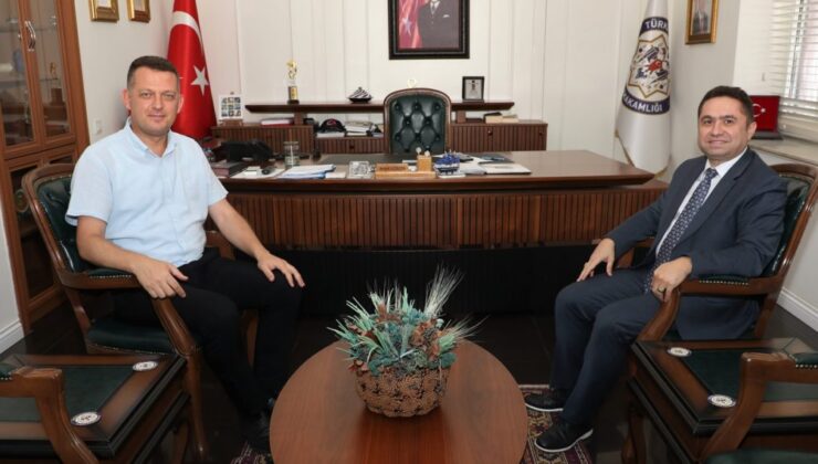 Rektör Türkdoğan’dan Kaymakam Ürkmezer’e ziyaret