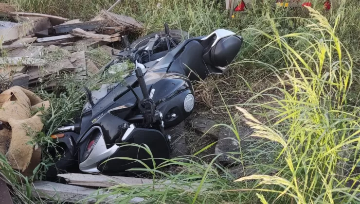 Kuaför çift motosiklet kazasında YARALANDI